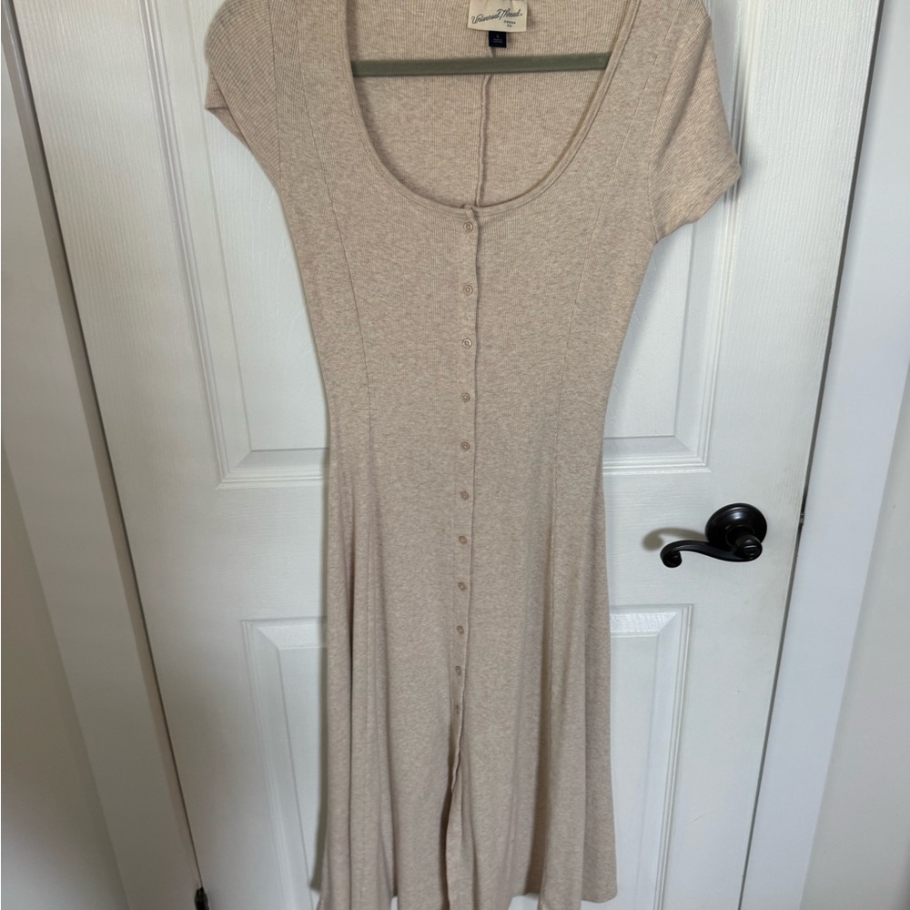 Universal Thread Beige Midi Dress